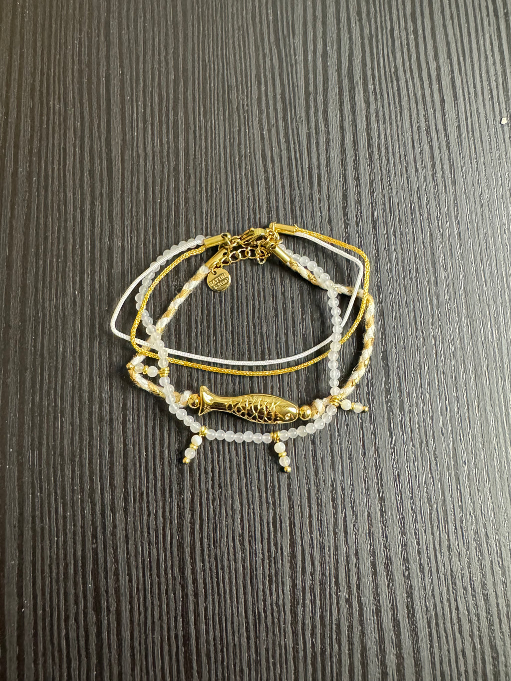 Bracelet poisson satiné