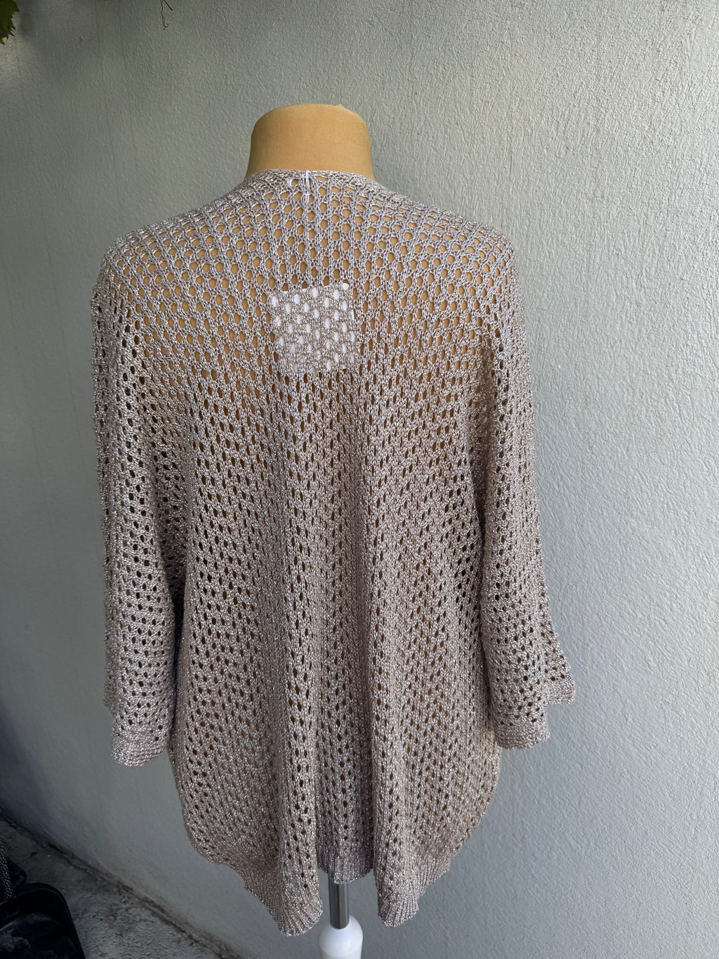 Gilet filet doré ou bronze