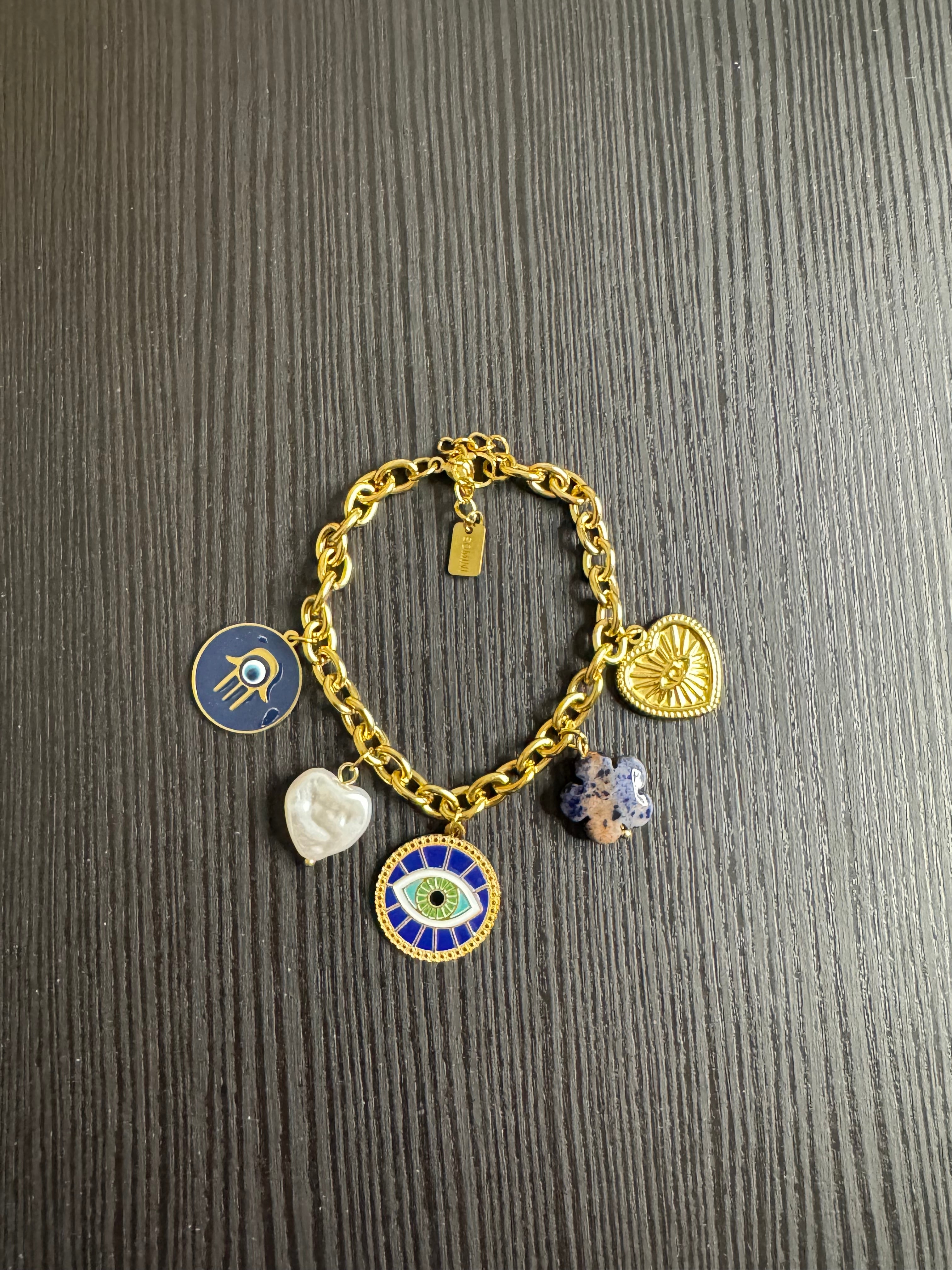 Bracelet main et œil somini