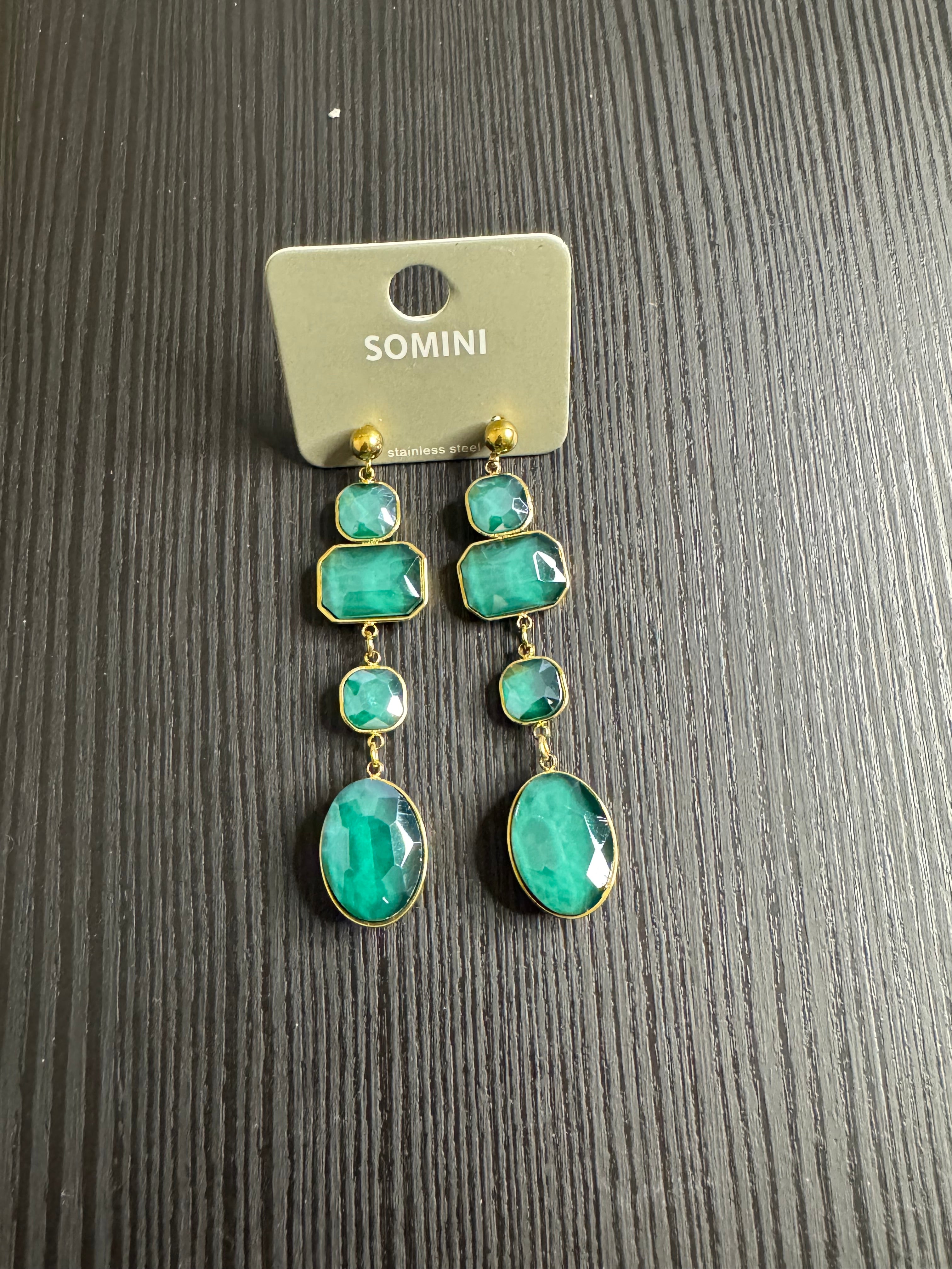Boucle d’oreille longue somini