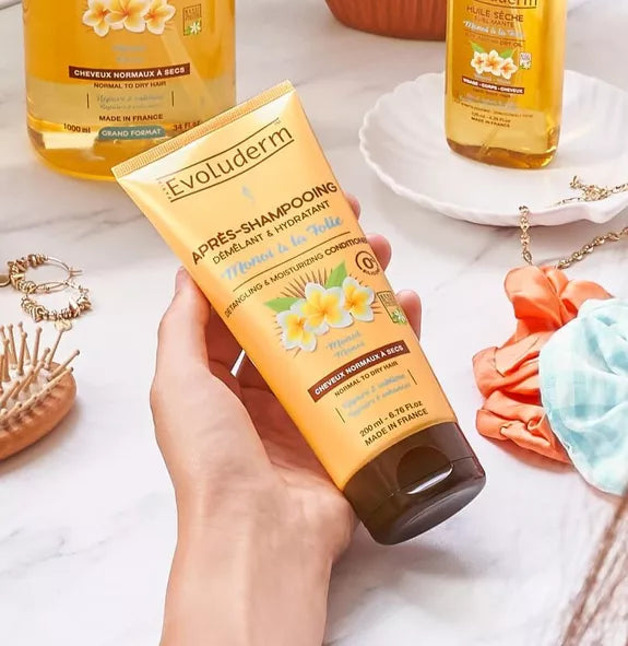 Après-Shampoing Démêlant et Hydratant Monoï