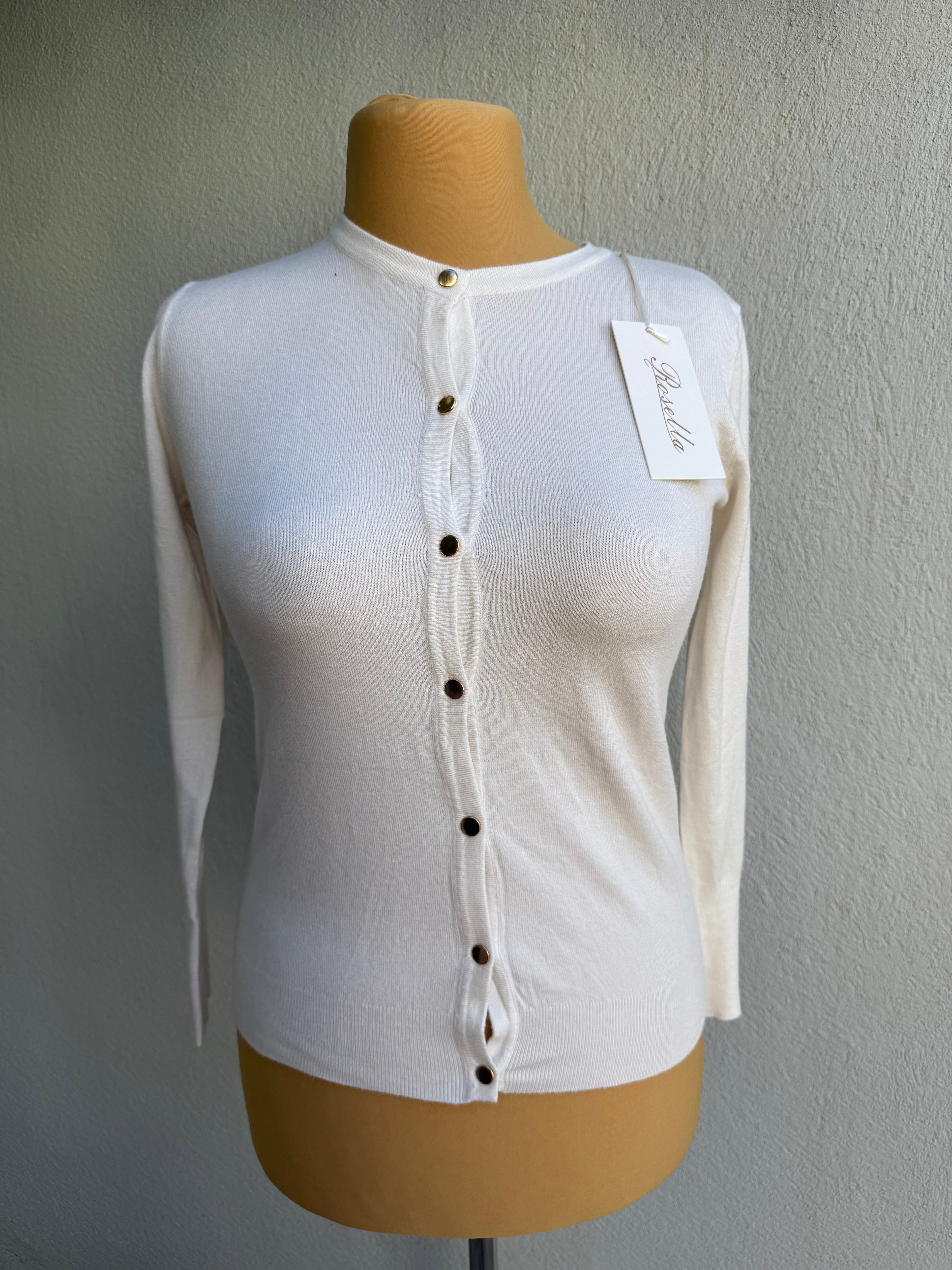 Gilet col rond avec clou