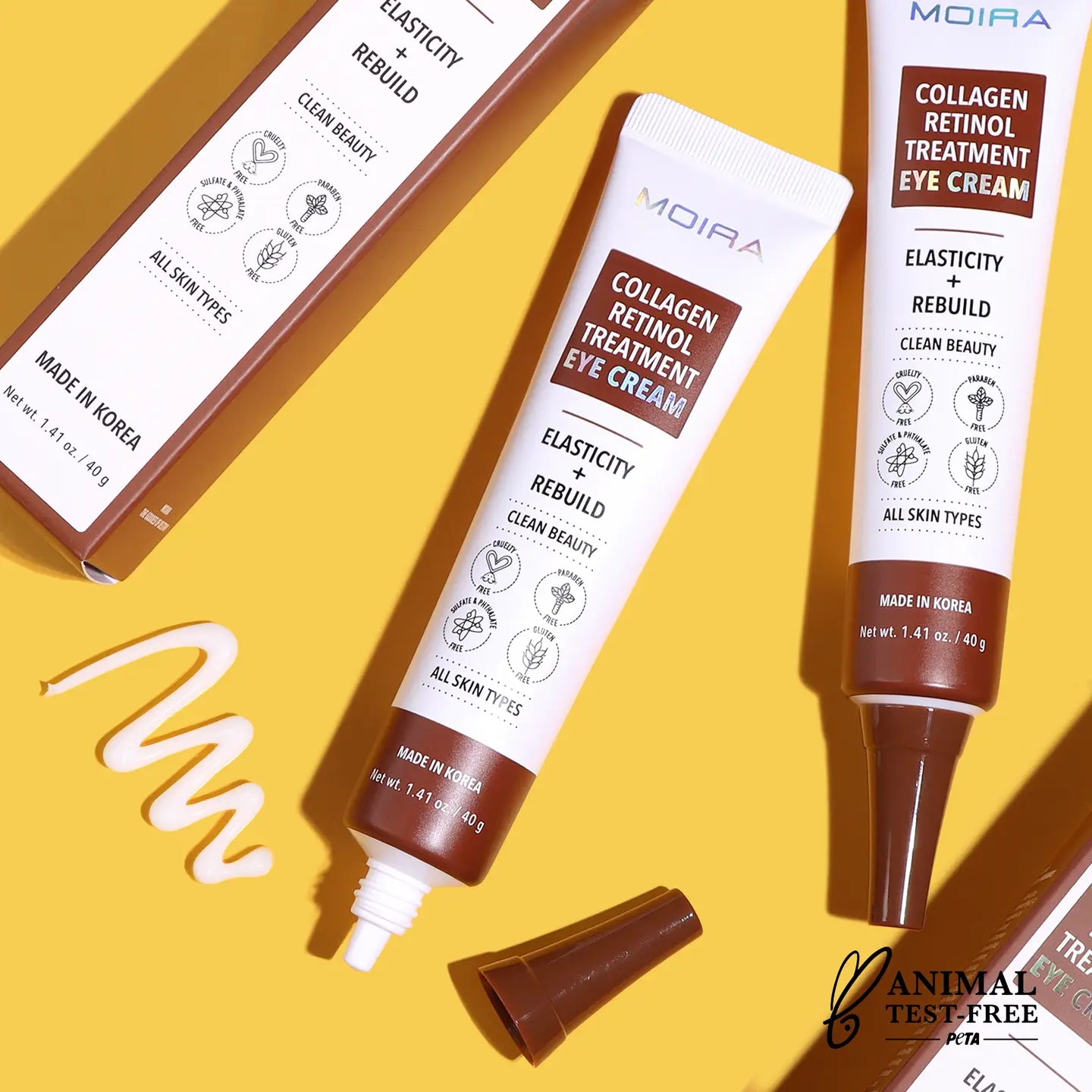 Crème contour des yeux au collagène et au rétinol