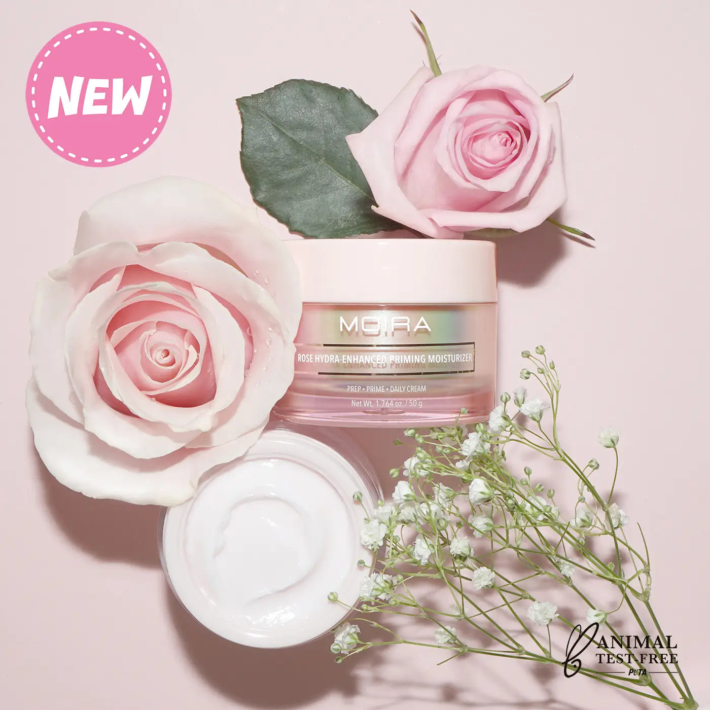 Hydratant apprêtant amélioré à la rose hydra