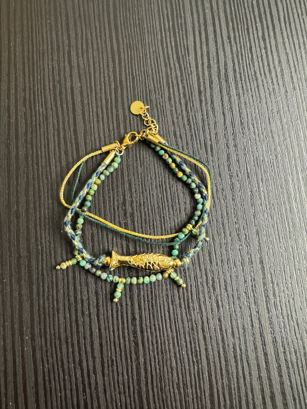 Bracelet poisson satiné