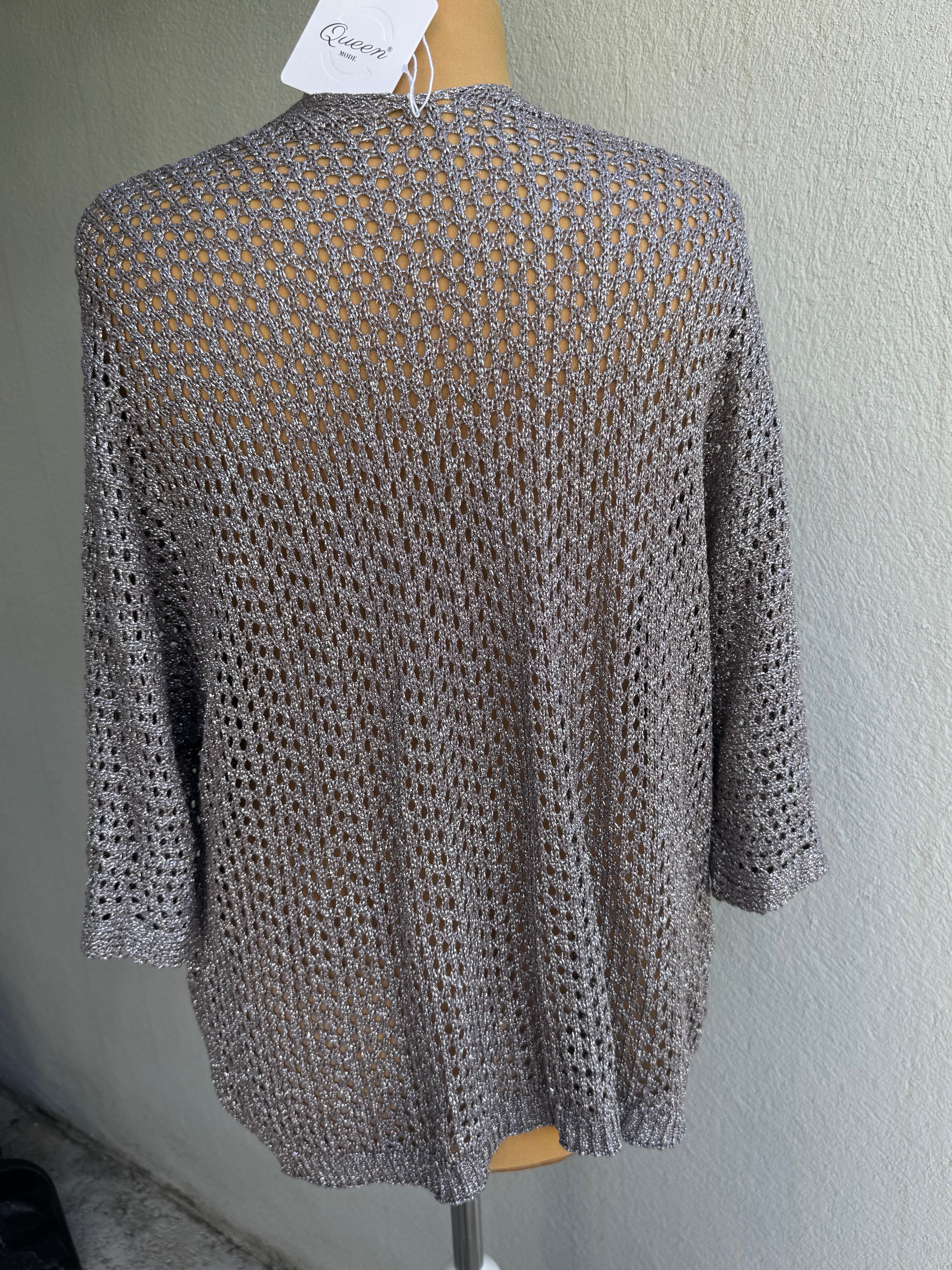 Gilet filet doré ou bronze