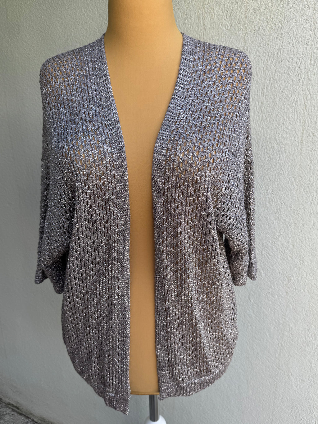 Gilet filet doré ou bronze