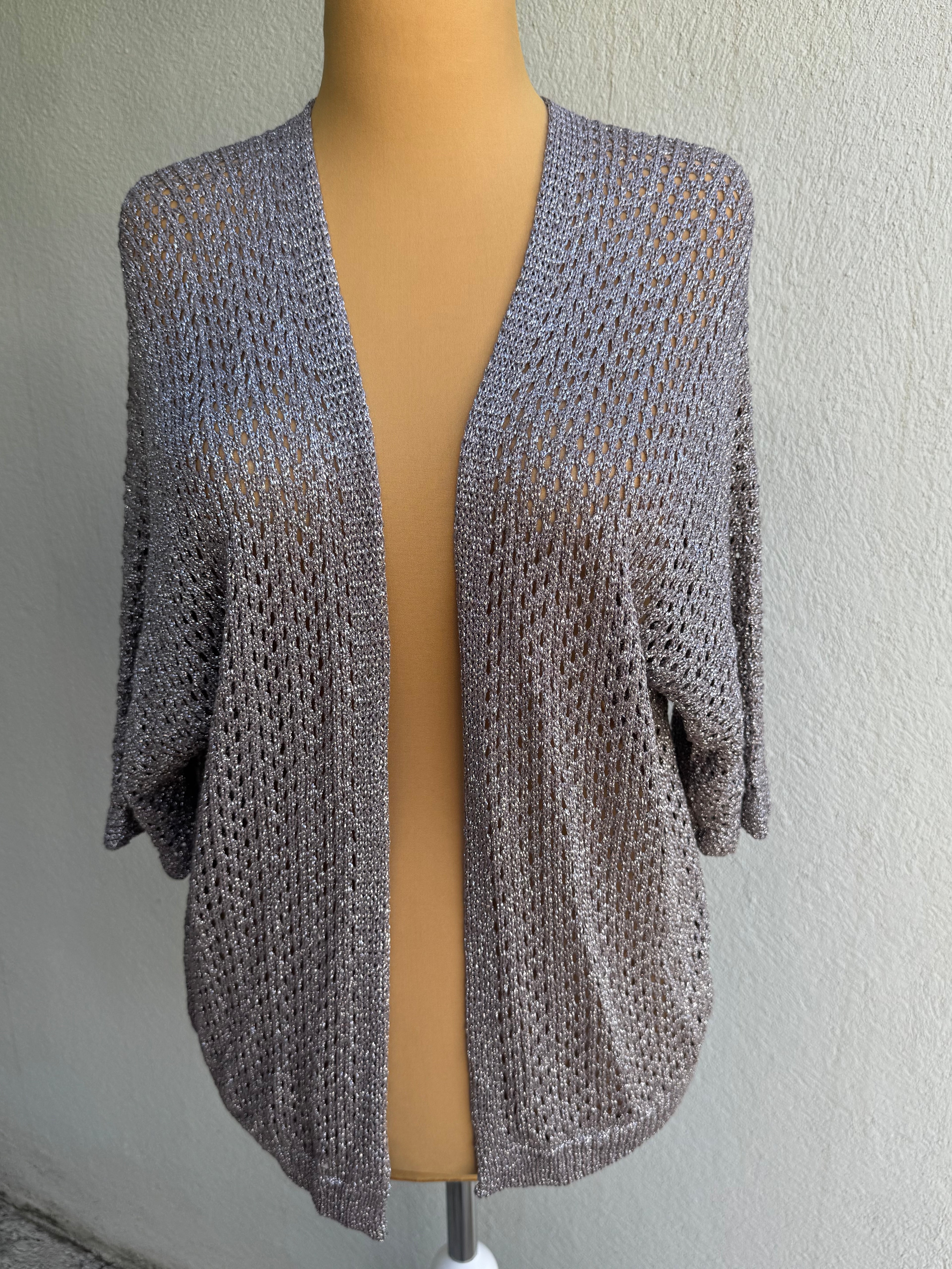 Gilet filet doré ou bronze