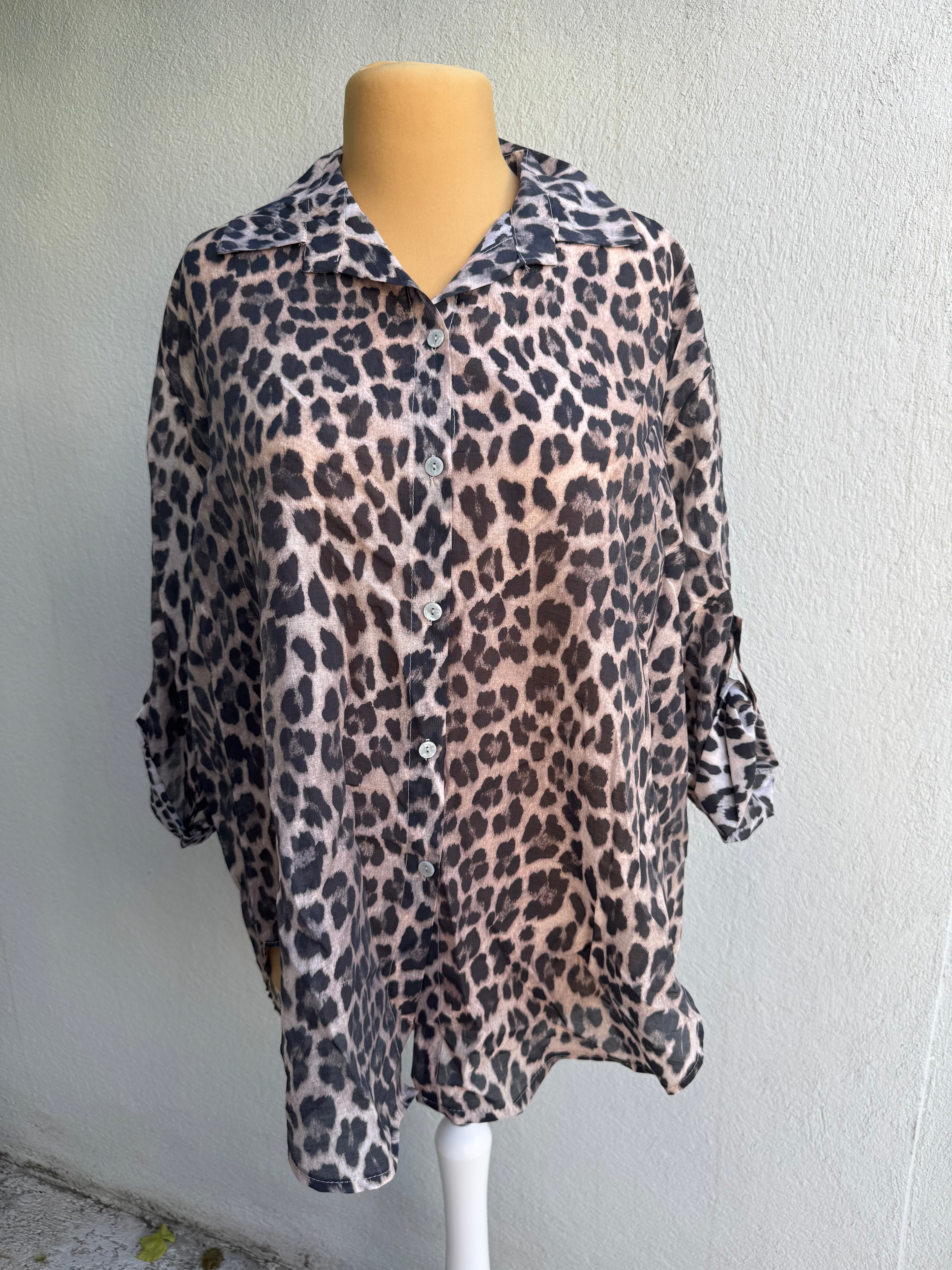 Chemise léopard