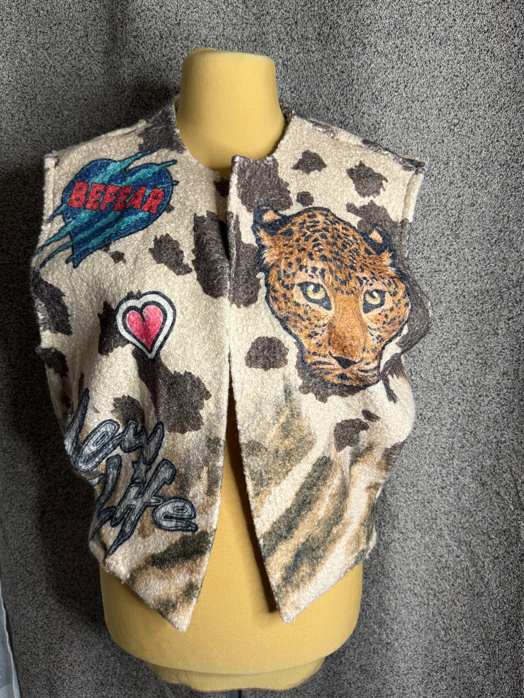 Gilet sans manche savane