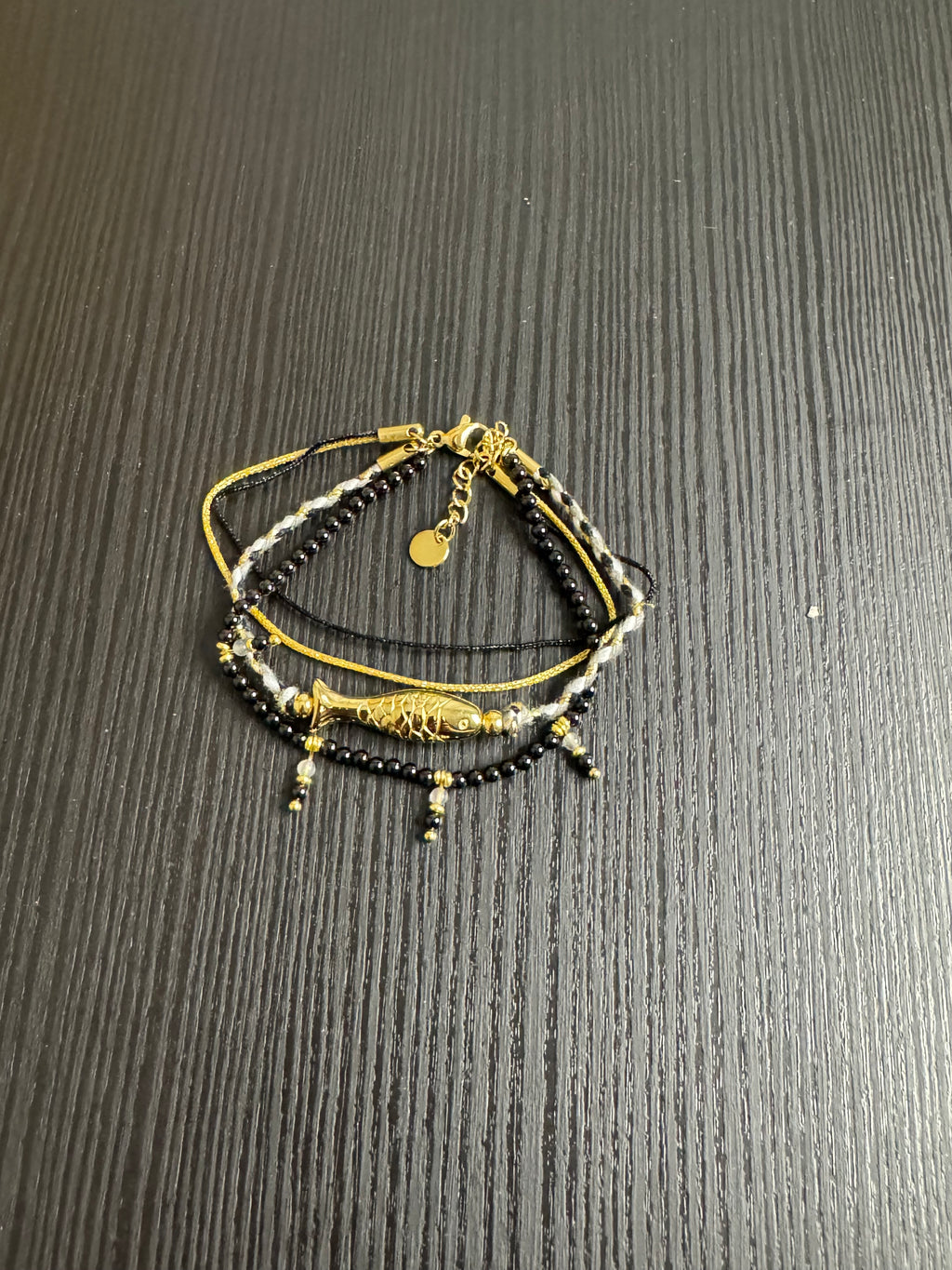 Bracelet poisson satiné