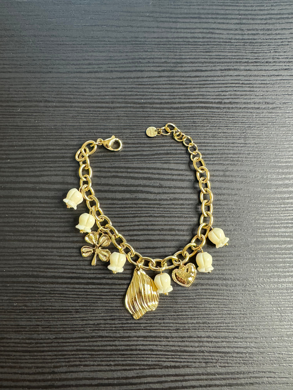 Bracelet satine breloque