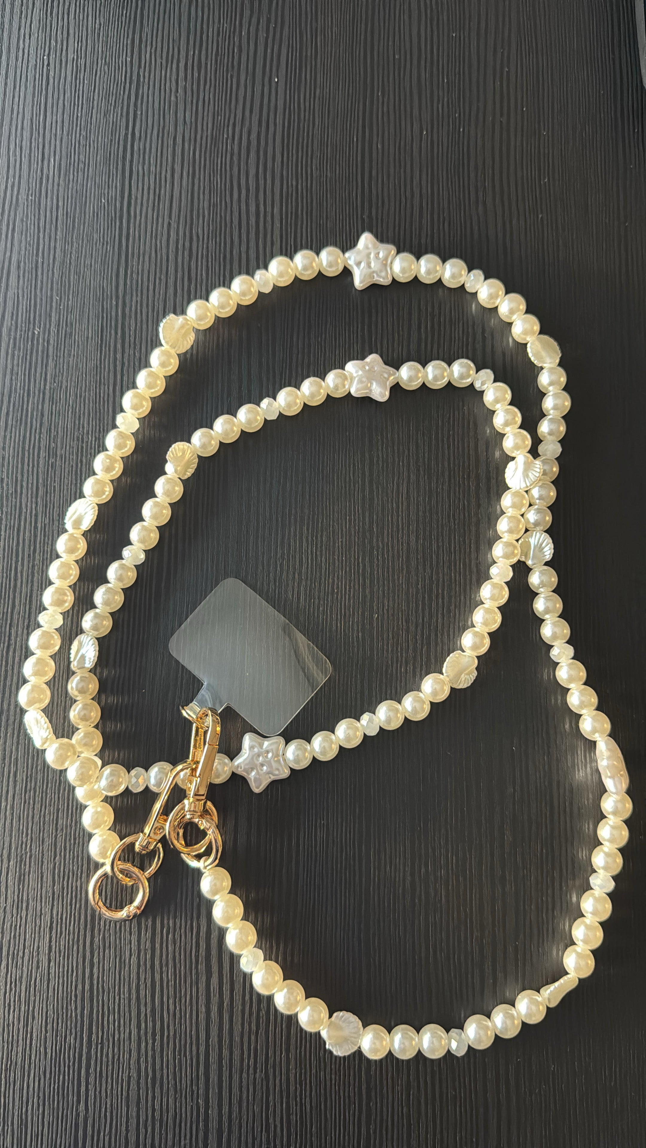 Bijoux de téléphone perle