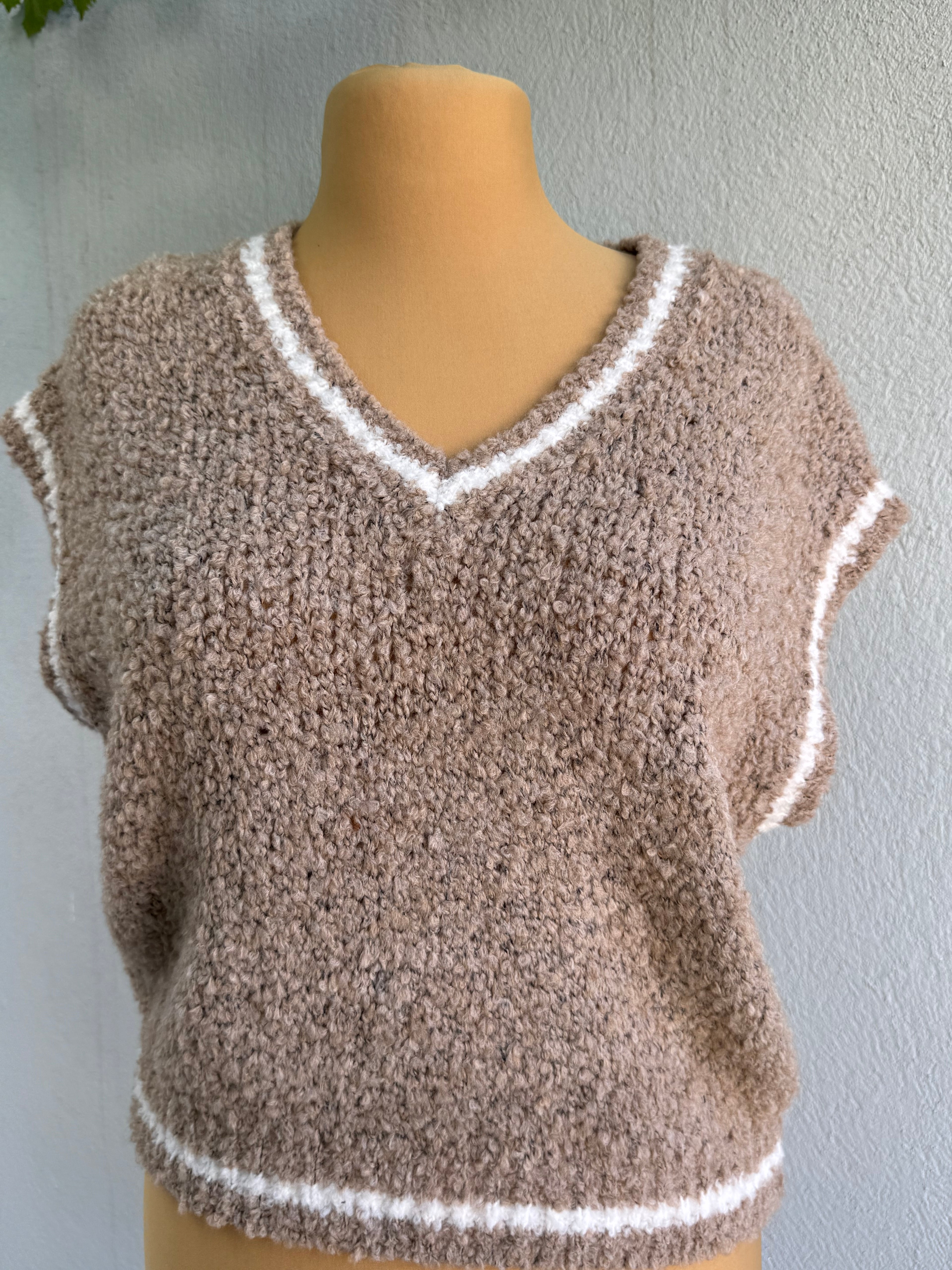 Pull sans manche Carole