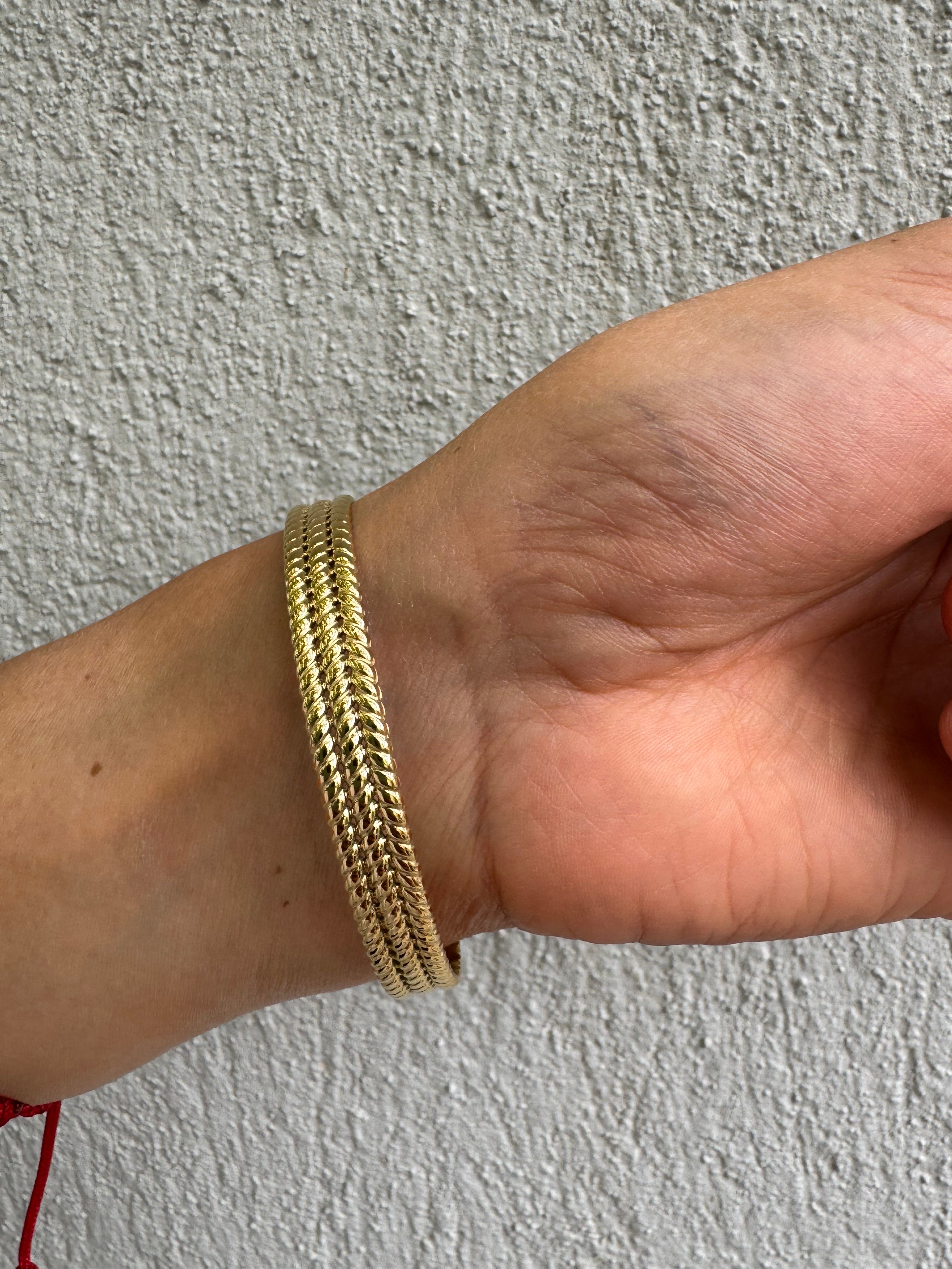 Jonc Phoebe - orné de cristaux de Swarovski® - monture dorée et rhodium