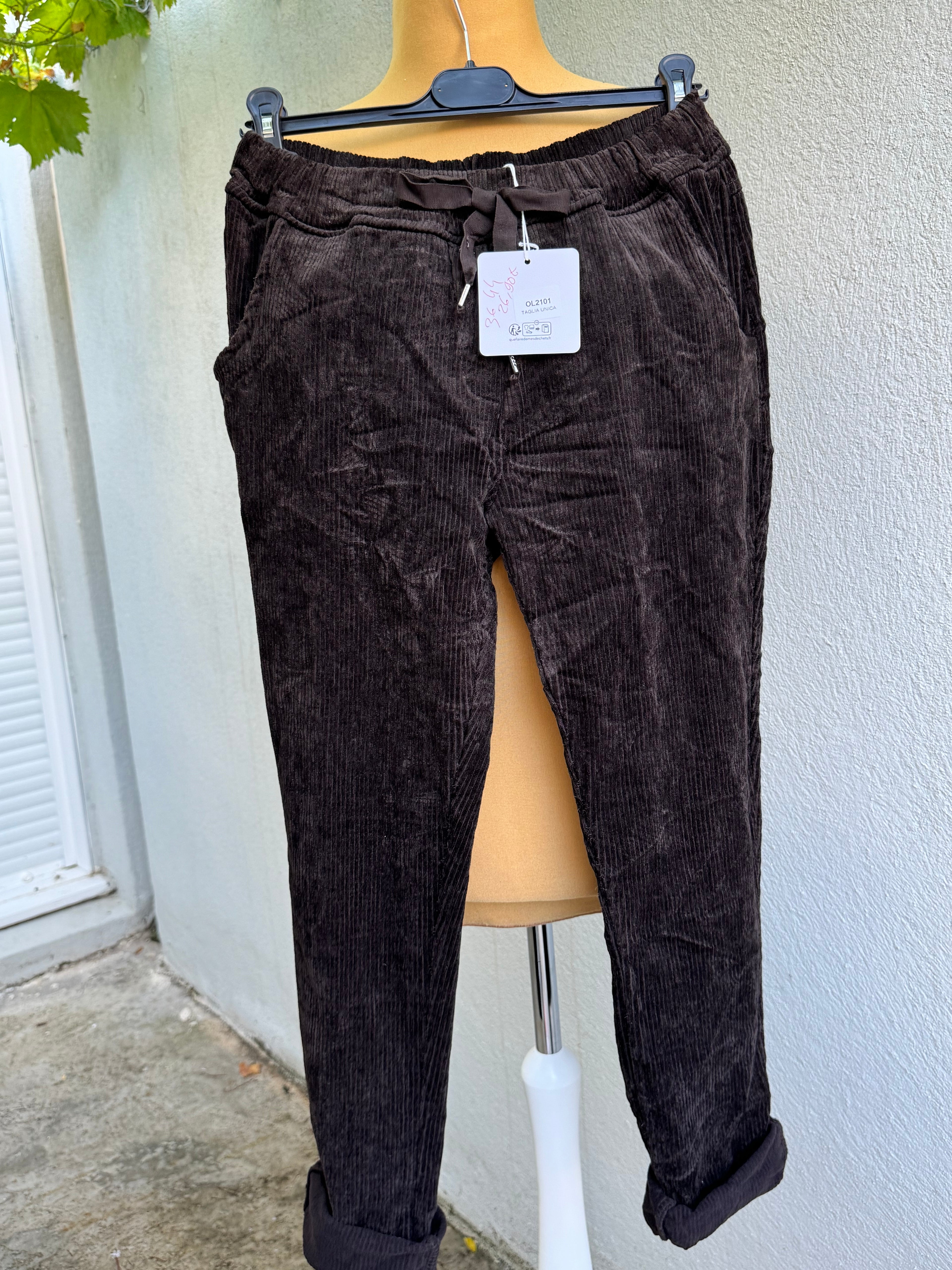 pantalon velours Ines