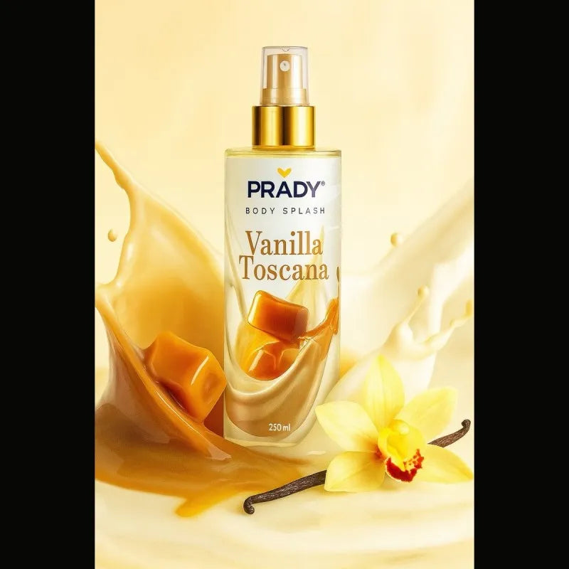 BRUME CORPS ET CHEVEUX VANILLE TOSCANA 250ML  PRADY