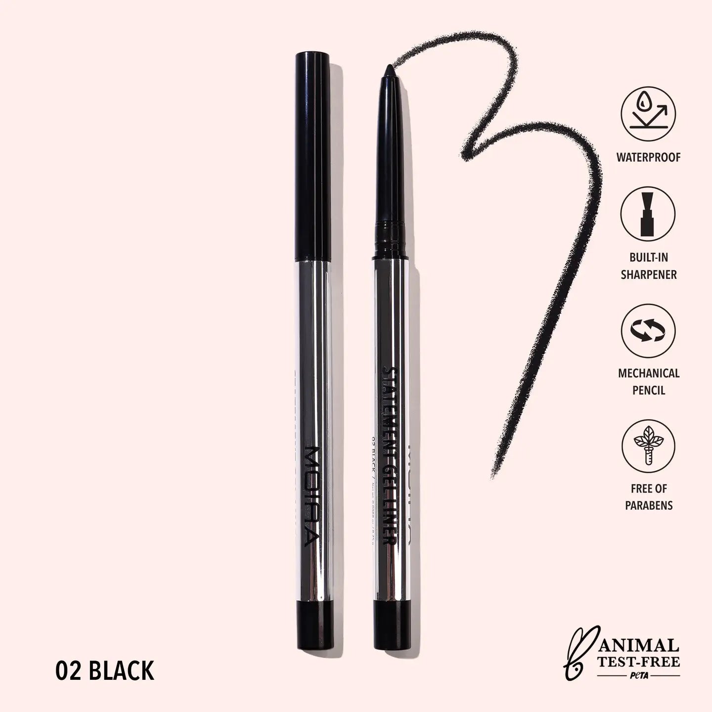 Liner / crayon noir en gel  (002, noir)