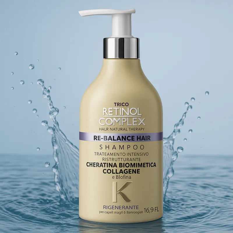 SHAMPOING RETINOL COMPLEX A LA KÉRATINE BIOMIMÉTIQUE 500ML